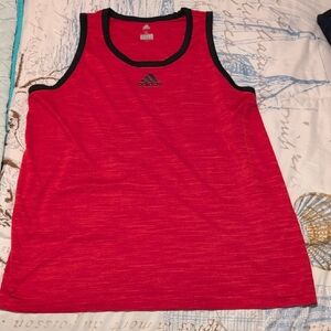 Adidas Red Performance Tank Top